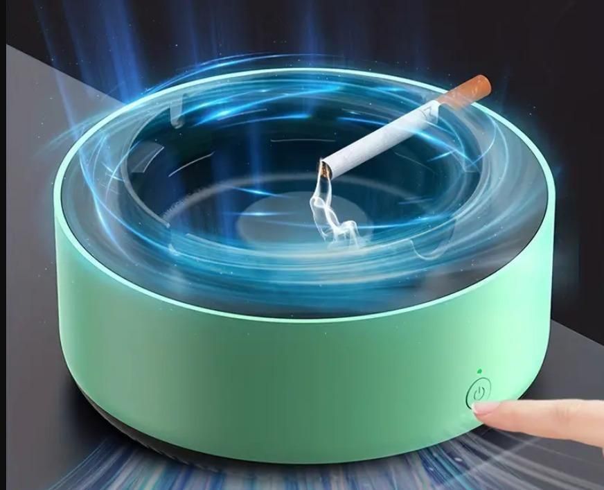 Air Purifier Ashtray – Smoke Absorbing for Home, Office, Car