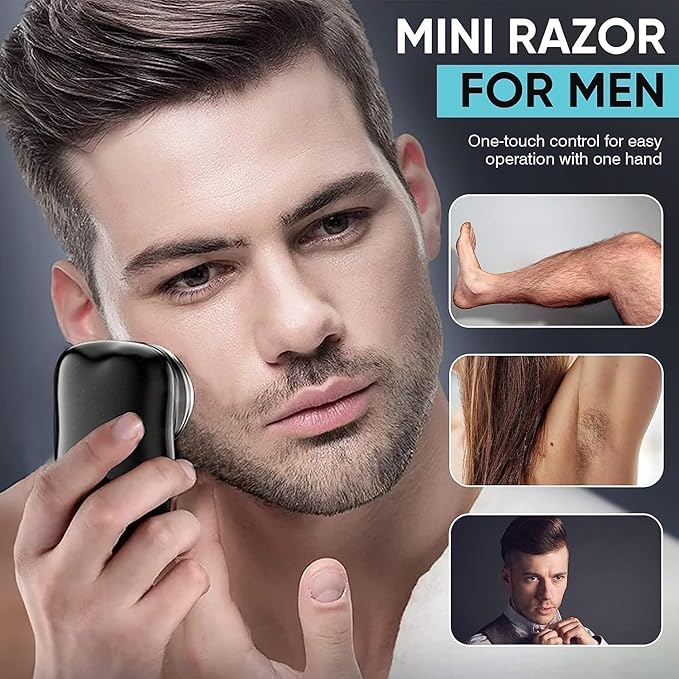 Mini Portable Rechargeable Trimmer – Clean Shave Anywhere