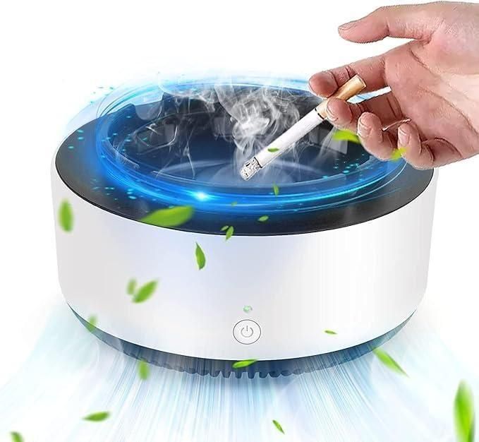 Air Purifier Ashtray – Smoke Absorbing for Home, Office, Car