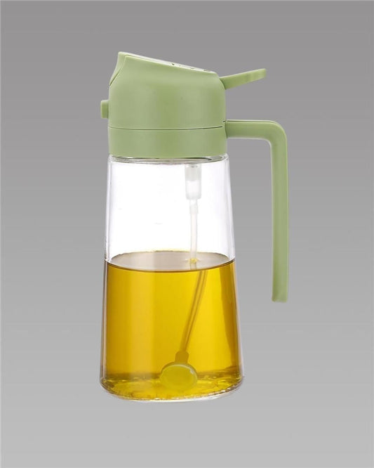 Premium 2-in-1 Oil Dispenser | Spray & Pour in One Bottle